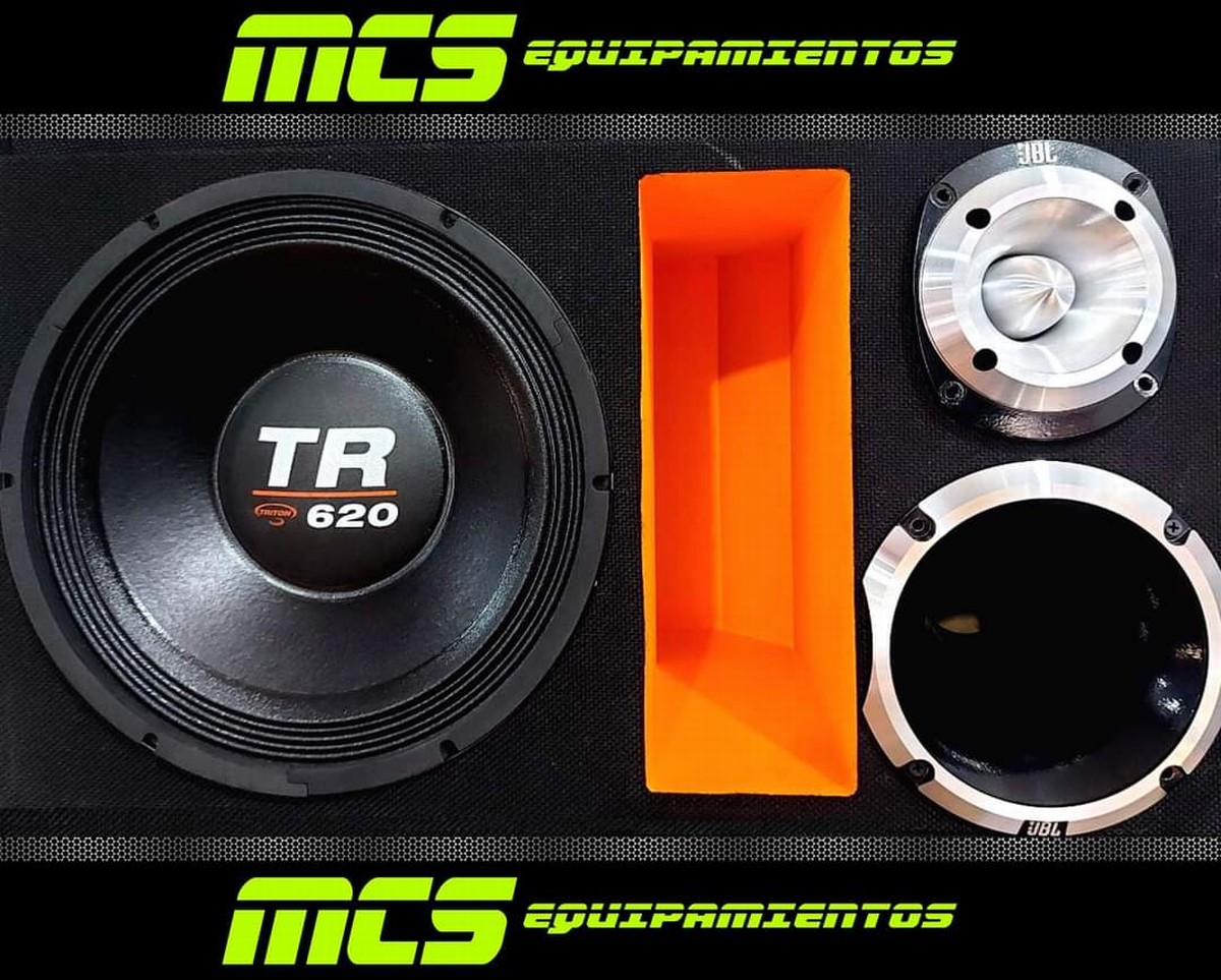 Caja trio con woofer TRITÓN TR620 12