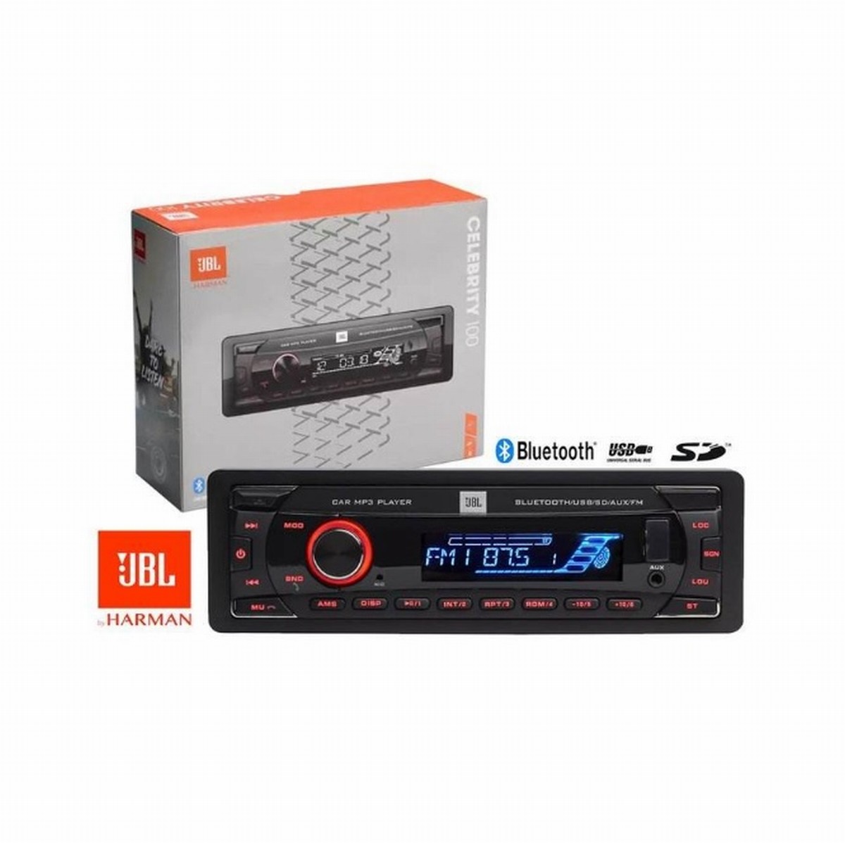 Autoradio JBL Celebrity 100 Bluetooth USB AUX FM