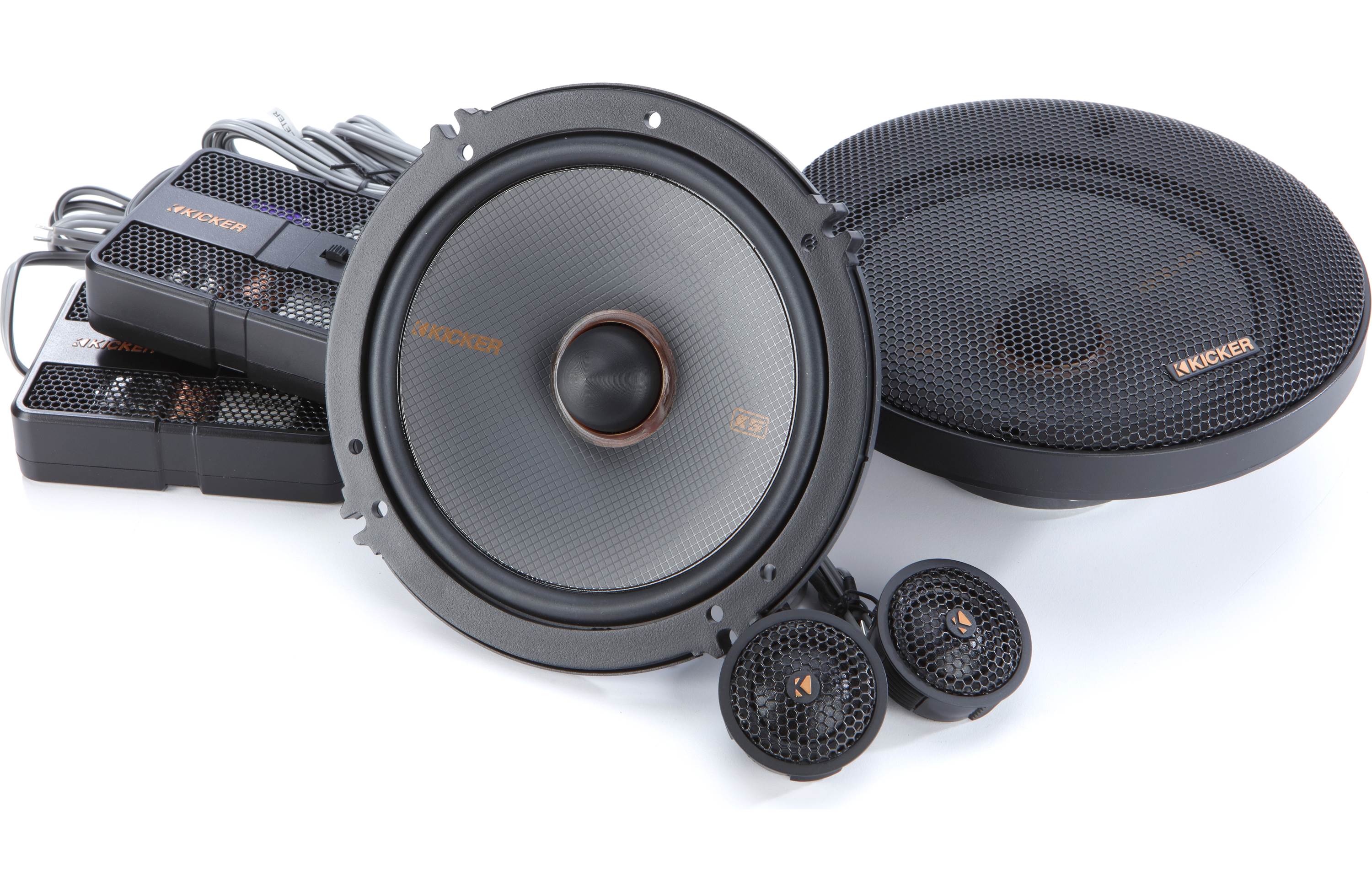 Kit 2 vías KICKER 47KSS6504 6" 250W 125RMS