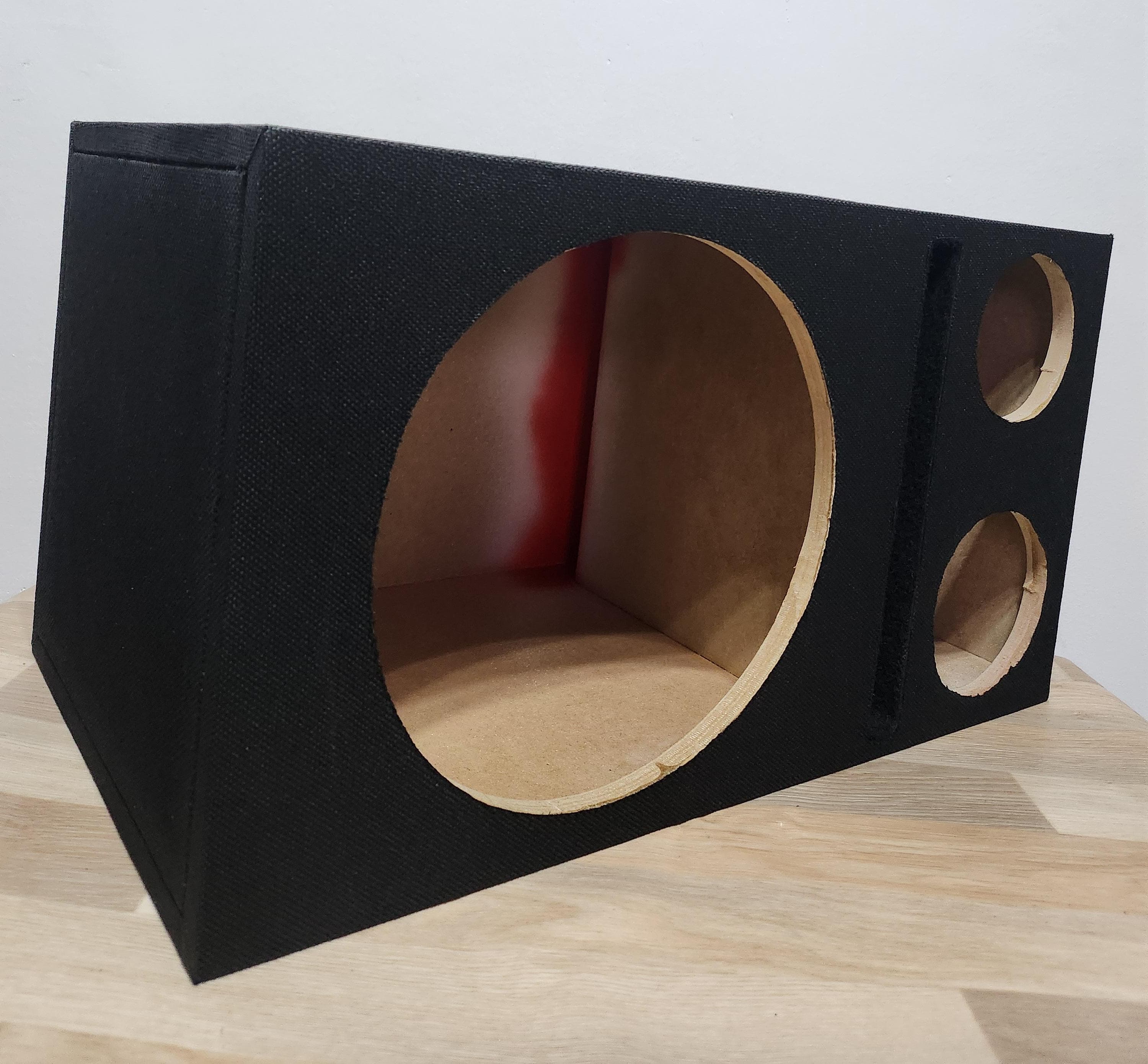 Caja trio para subwoofer 12