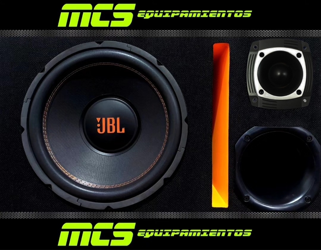 Caja trio con subwoofer JBL MULTISYSTEM 12