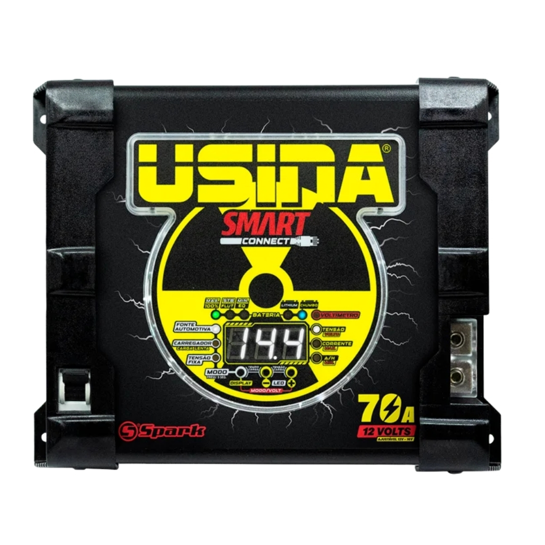 FUENTE Y CARGADOR USINA SMART CONNECT 70A - 12V